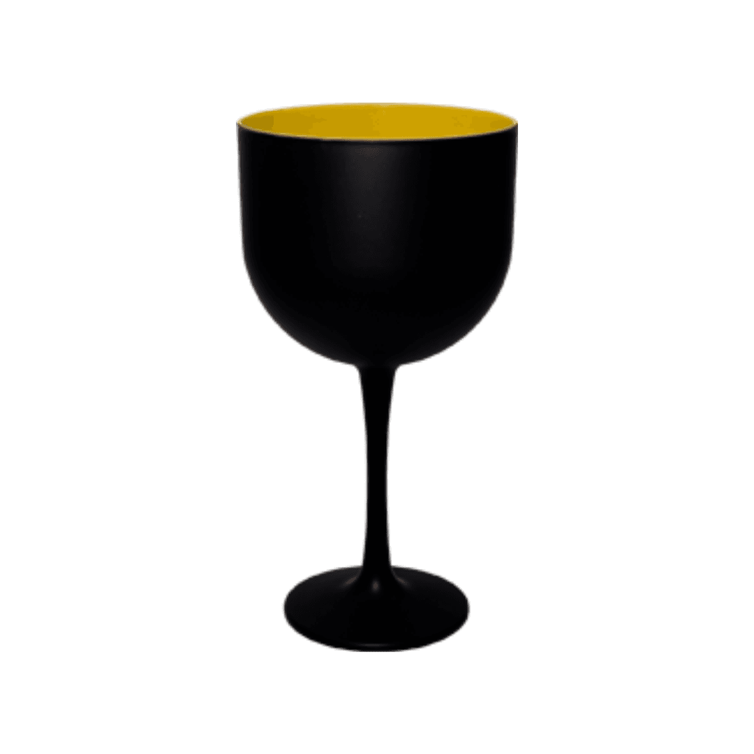 Taça de Gin 600ml Preto Fosco